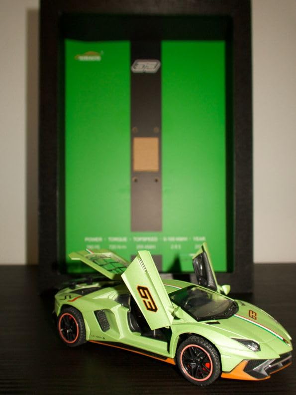 Wooden Frame with Removable Die-Cast Cars