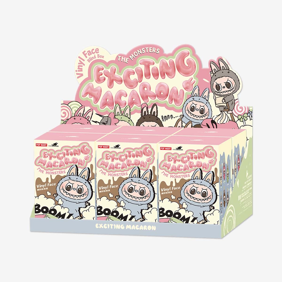 Exciting Macaron - THE MONSTERS LABUBU - Vinyl Plush Blind Box Gen 1