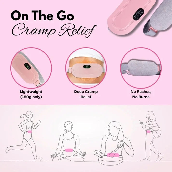 WarmRelief Portable Menstrual Heating Belt