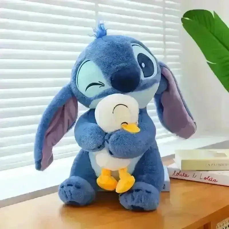 Stitch Hug Plush – Cute Cartoon Cuddle Buddy with Duck