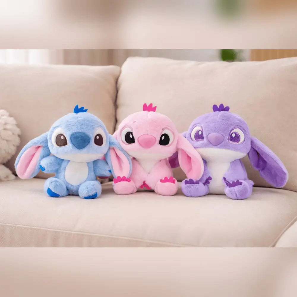 Mini Stitch Plush Keychain – Cute Cartoon Bag Charm (Single Piece)